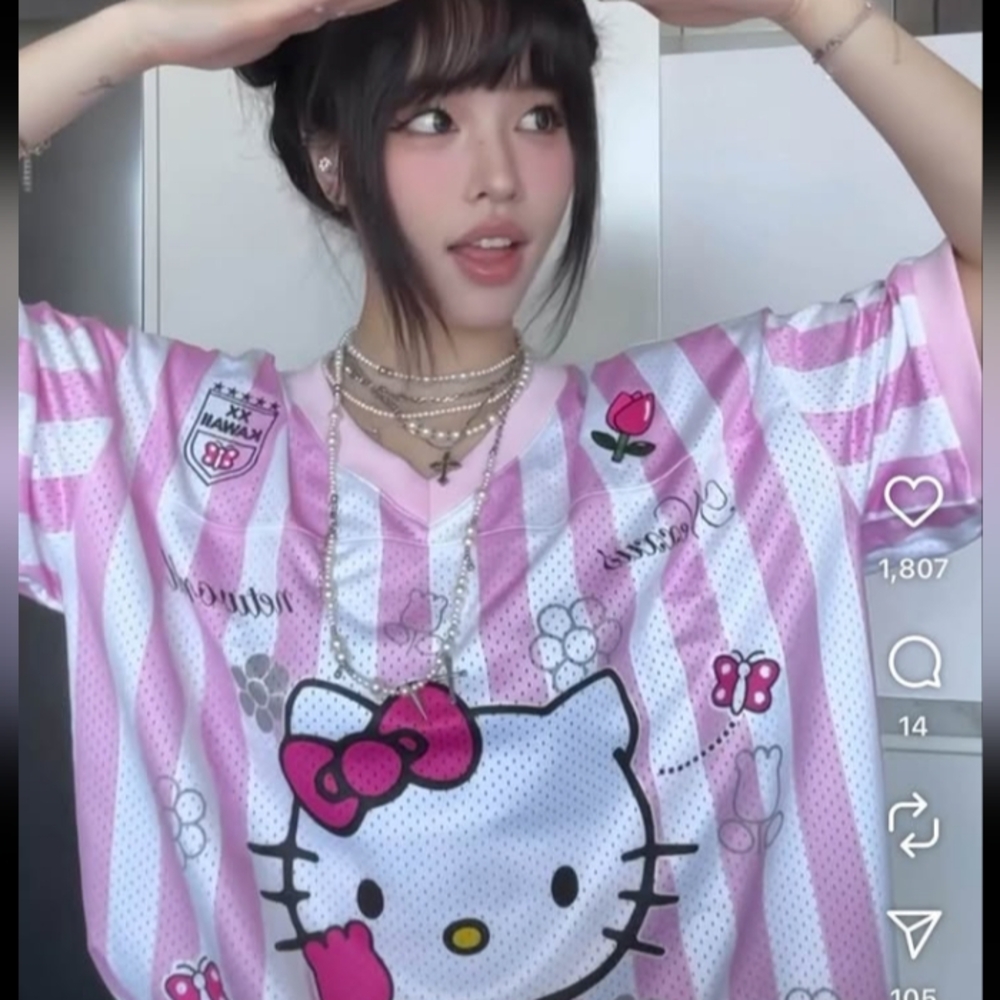 Hello Kitty nexxus kawaii jersey💕🐇